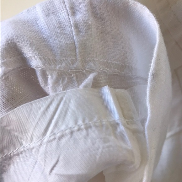 STYLE & CO. Plus Size Linen Capris White Size 20W - Picture 9 of 11